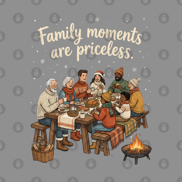 Family Moments are Priceless by Creatifly Graphic Tees