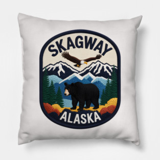 Alaska Skagway Pillow