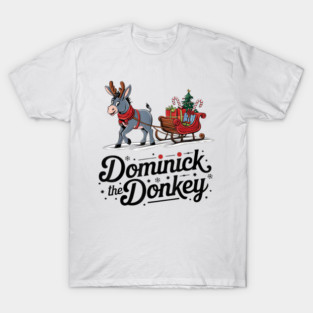 Funny Christmas Italian Christmas Donkey Dominick The Donkey T-Shirt