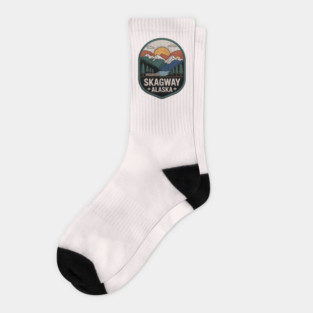 Alaska Skagway Socks