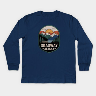 Alaska Skagway Kids Long Sleeve T-Shirt