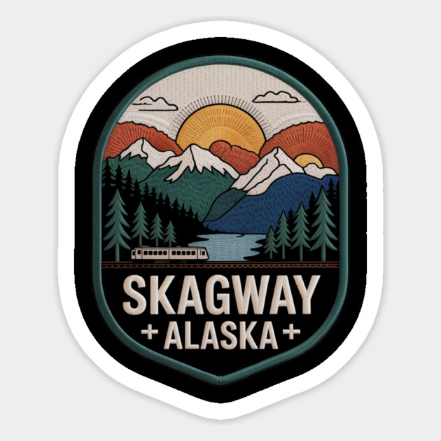 Alaska Skagway Magnet by JessArty
