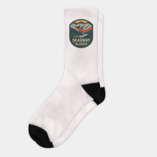 Alaska Skagway Socks