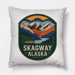 Alaska Skagway Pillow
