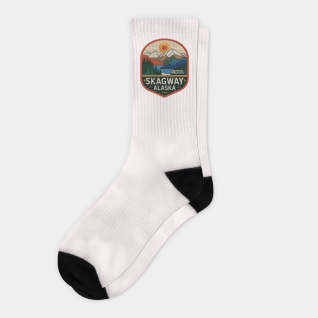 Alaska Skagway Socks by JessArty