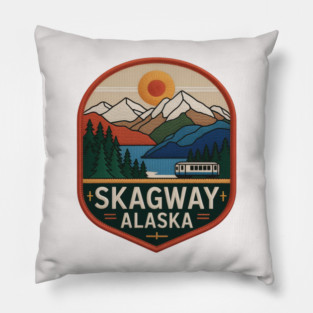 Alaska Skagway Pillow