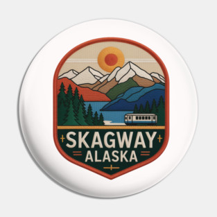 Alaska Skagway Pin