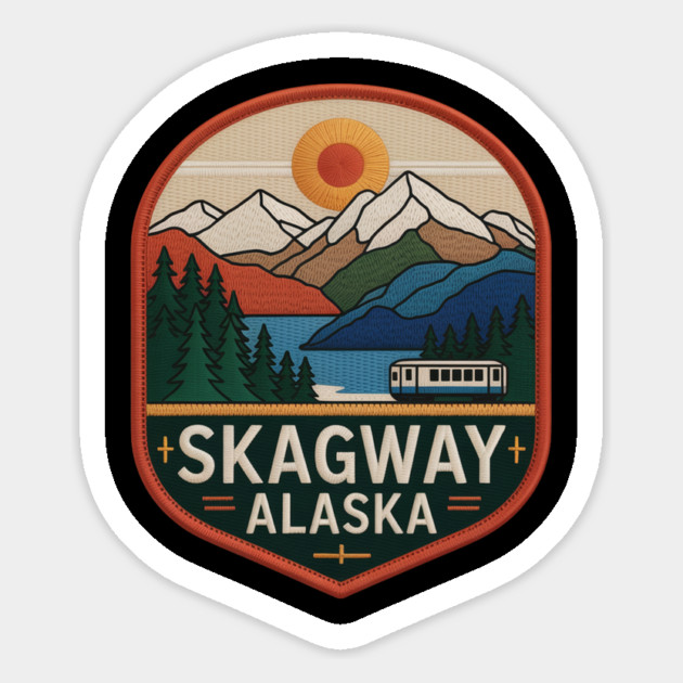 Alaska Skagway Magnet by JessArty