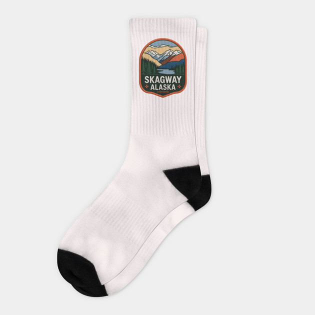 Alaska Skagway Socks by JessArty