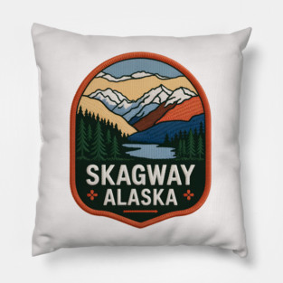 Alaska Skagway Pillow