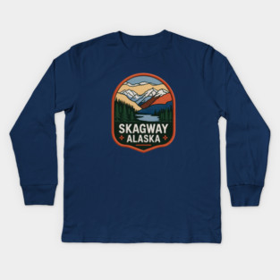 Alaska Skagway Kids Long Sleeve T-Shirt