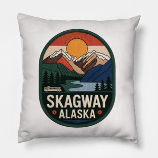 Alaska Skagway Pillow