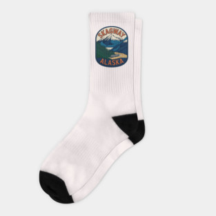 Alaska Skagway Socks