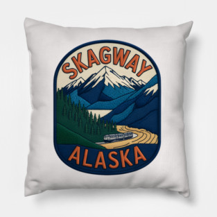 Alaska Skagway Pillow