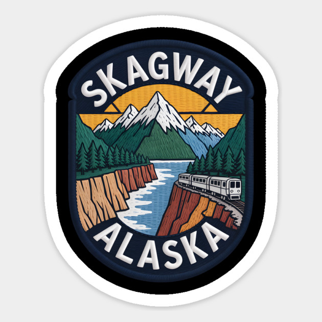 Alaska Skagway Magnet by JessArty