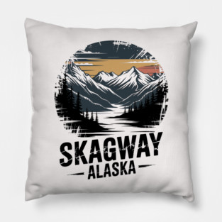 Alaska Skagway Pillow