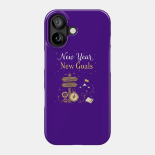New Year New Goals Phone Case