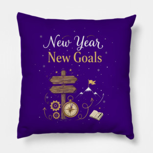 New Year New Goals Pillow