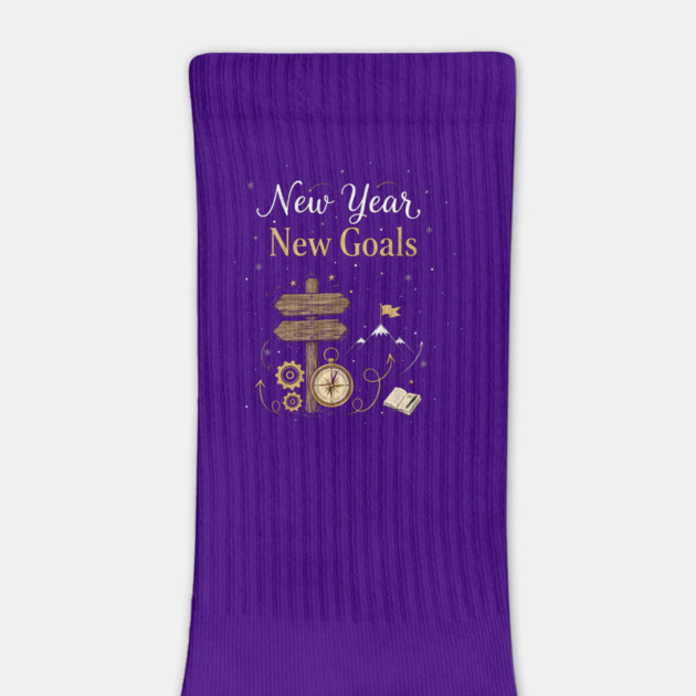 New Year New Goals by Creatifly Graphic Tees