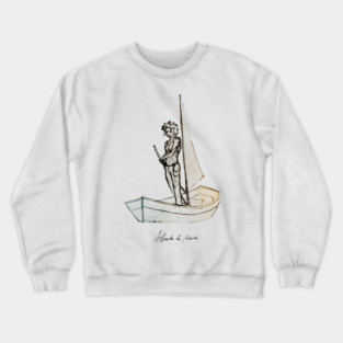 Gringus2000 Affronter Le Monde Collab Art Crewneck Sweatshirt