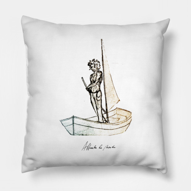 Gringus2000 Affronter Le Monde Collab Art Pillow by Art2Wear