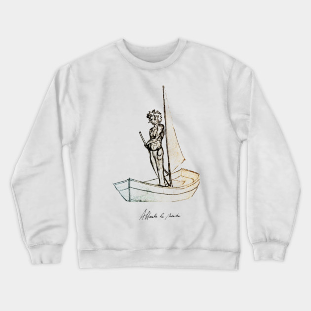Gringus2000 Affronter Le Monde Collab Art Crewneck Sweatshirt by Art4Music