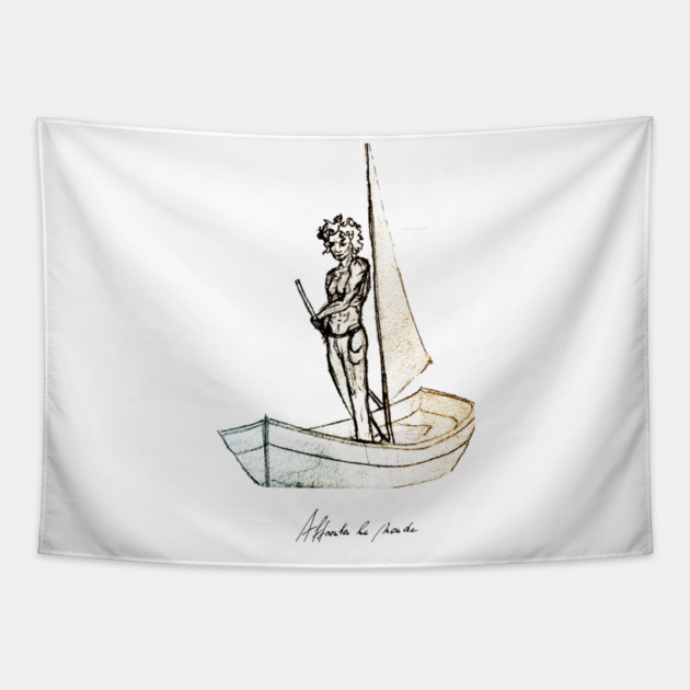 Gringus2000 Affronter Le Monde Collab Art Tapestry by Art4Music