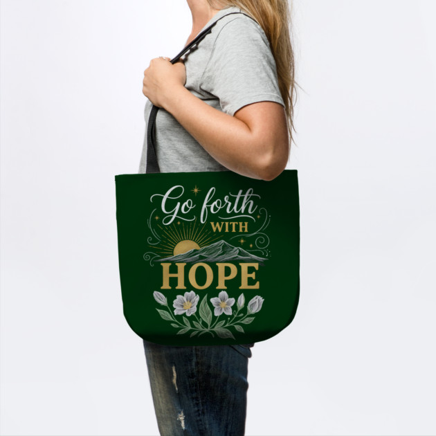 Go Forth With Hope by Creatifly Graphic Tees