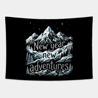New Year New Adventures Tapestry