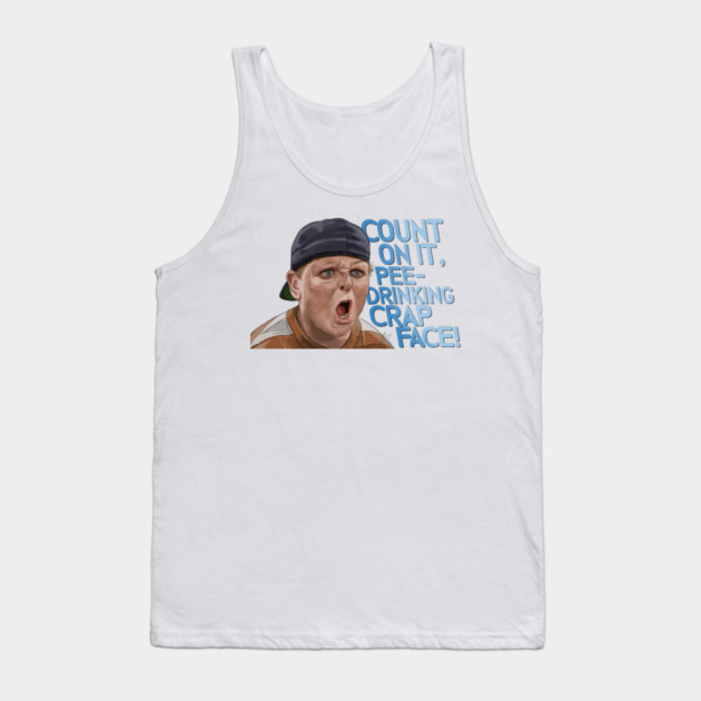 The Sandlot: Pee-Drinking Crap Face Tank Top by 51Deesigns