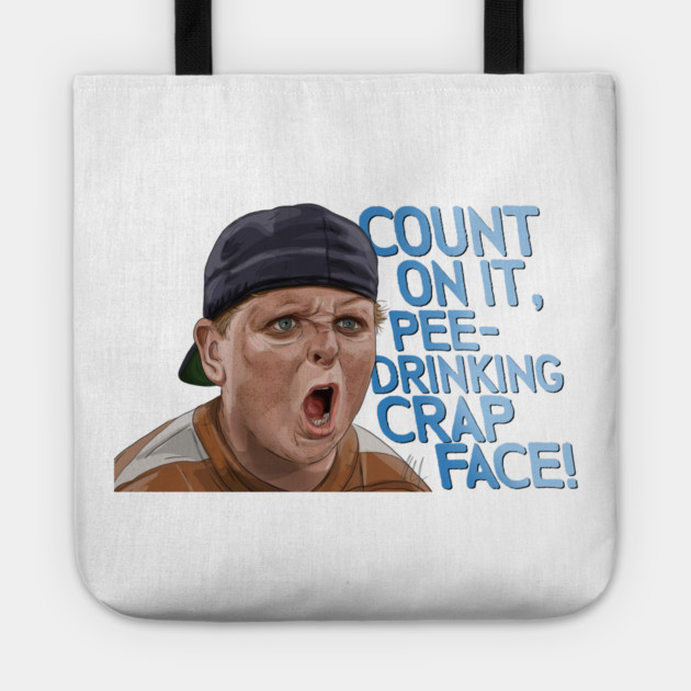 The Sandlot: Pee-Drinking Crap Face Tote by 51Deesigns
