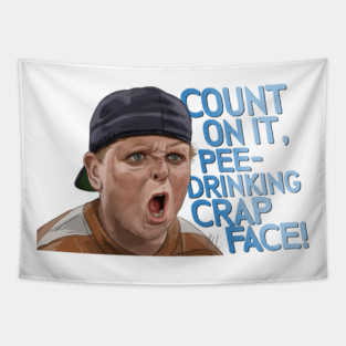The Sandlot: Pee-Drinking Crap Face Tapestry