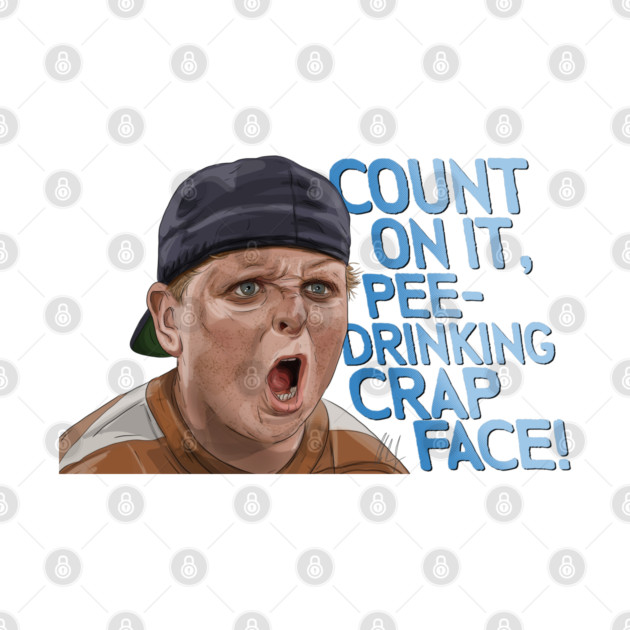 The Sandlot: Pee-Drinking Crap Face by 51Deesigns