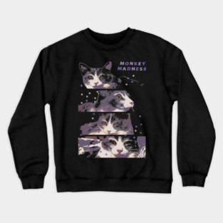 Monkey Madness Collaboration with @oreoeocat Crewneck Sweatshirt