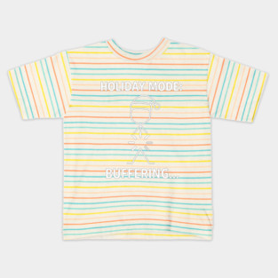 Holiday Mode Buffering Shirt – Funny Christmas Stick Figure Tee – Relatable Xmas Gift for Coworkers and Friends Kids T-Shirt