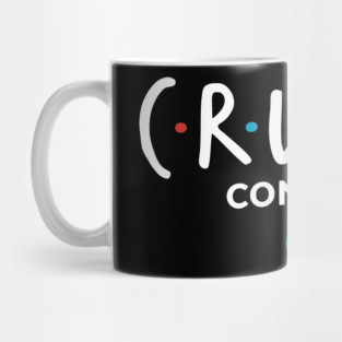 Cruise Control On - Funny Ship Vacation Retro Logo Mug