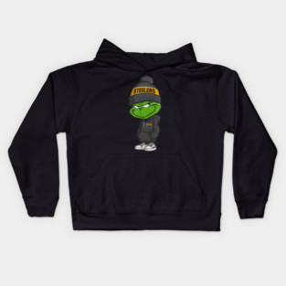 Grinch pittsburgh-steelers Christmas Kids Hoodie