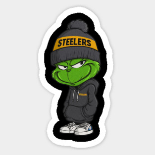 Grinch pittsburgh-steelers Christmas Magnet