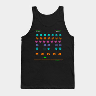 Space Cats Invasion Tank Top