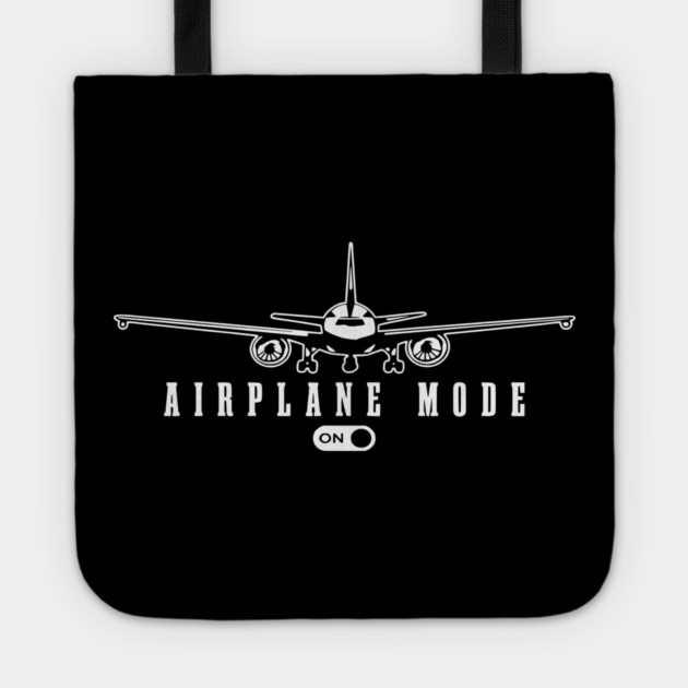 Airplane Mode ON - Funny Flight Travel Switch Tote by UrbanLifeApparel