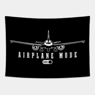 Airplane Mode ON - Funny Flight Travel Switch Tapestry