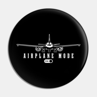 Airplane Mode ON - Funny Flight Travel Switch Pin