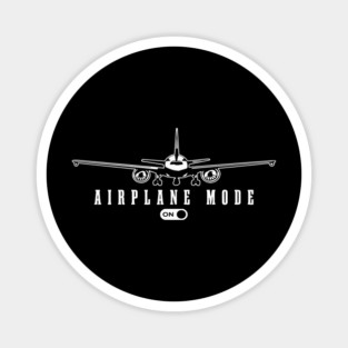 Airplane Mode ON - Funny Flight Travel Switch Magnet