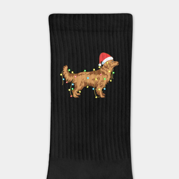 Christmas Lights Golden Retriever Dog Lover Funny by yangho