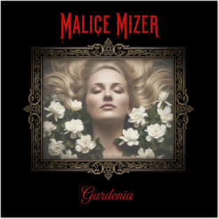 Malice Mizer Gardenia Woman Portrait Posters and Art