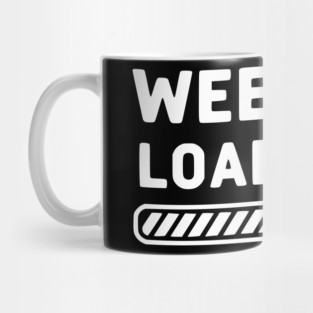 Weekend Loading... Funny Progress Bar Work Week Mug