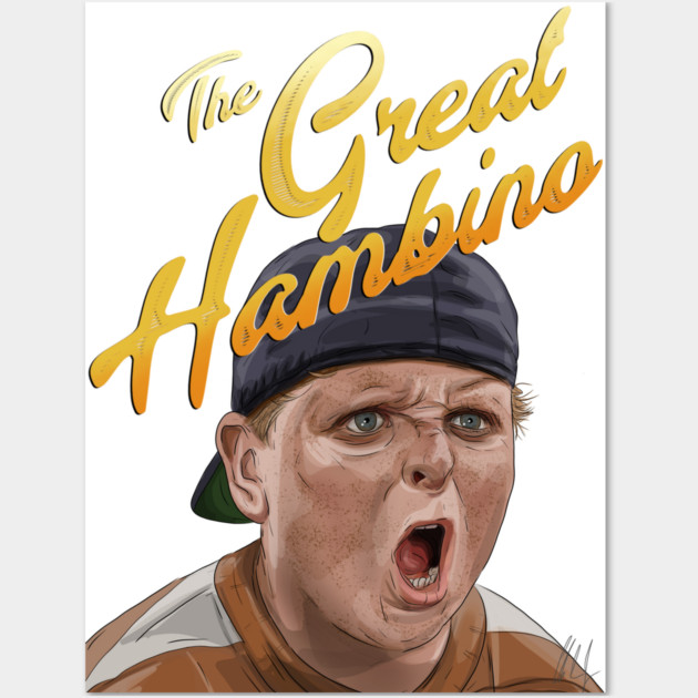 The Sandlot: The Great Hambino Wall Art by 51Deesigns