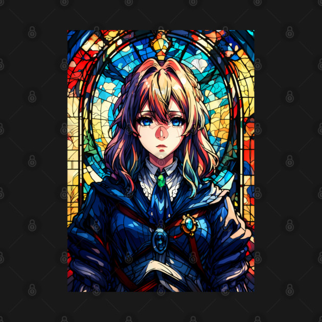 Violet Evergarden Anime Stained Glass by Mitsugoshi