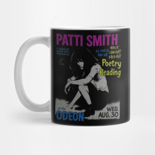 Patti Smith - Poetry Reading Vintage Mug