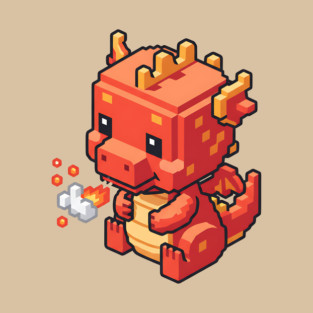 Baby Voxel Dragon T-Shirt